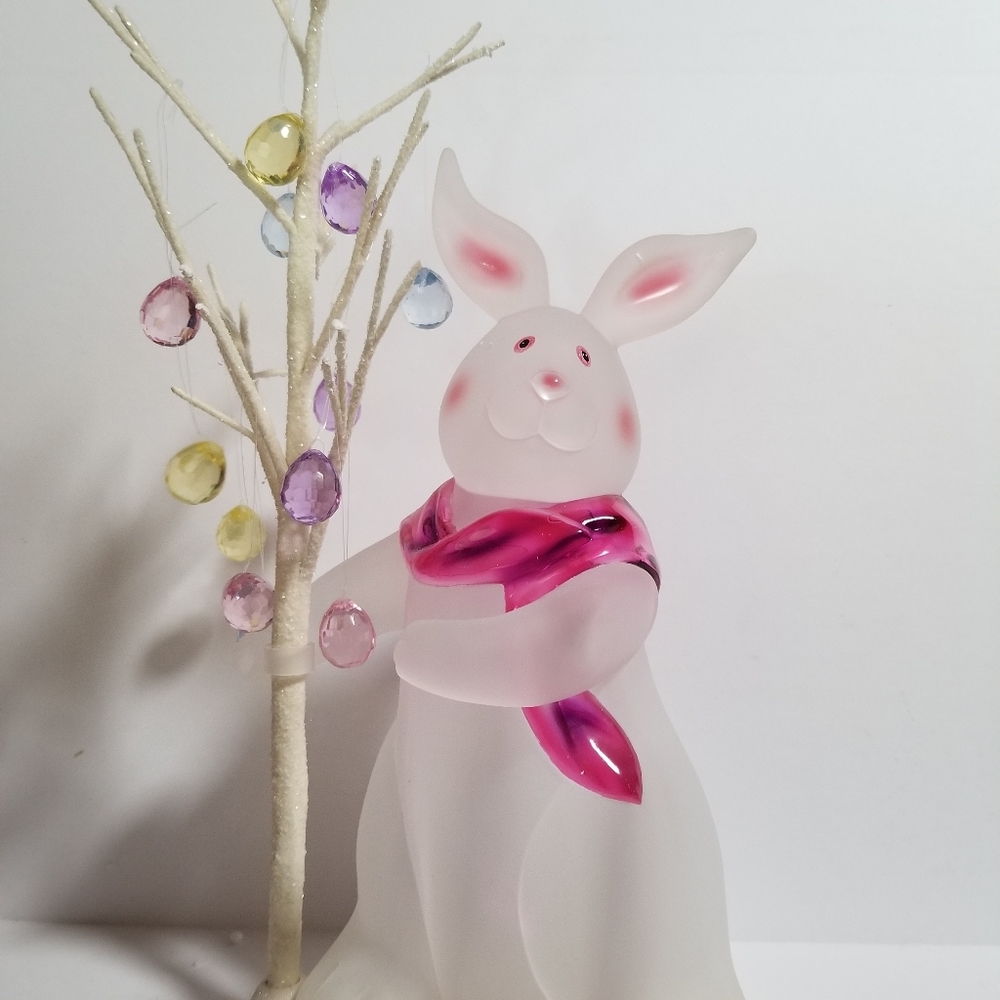 Easter Bunny Tree w/Glass Eggs - Picture 6 of 8